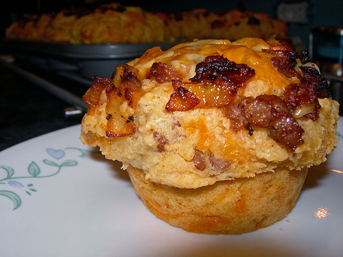 Sausage Cheese Cupcakes